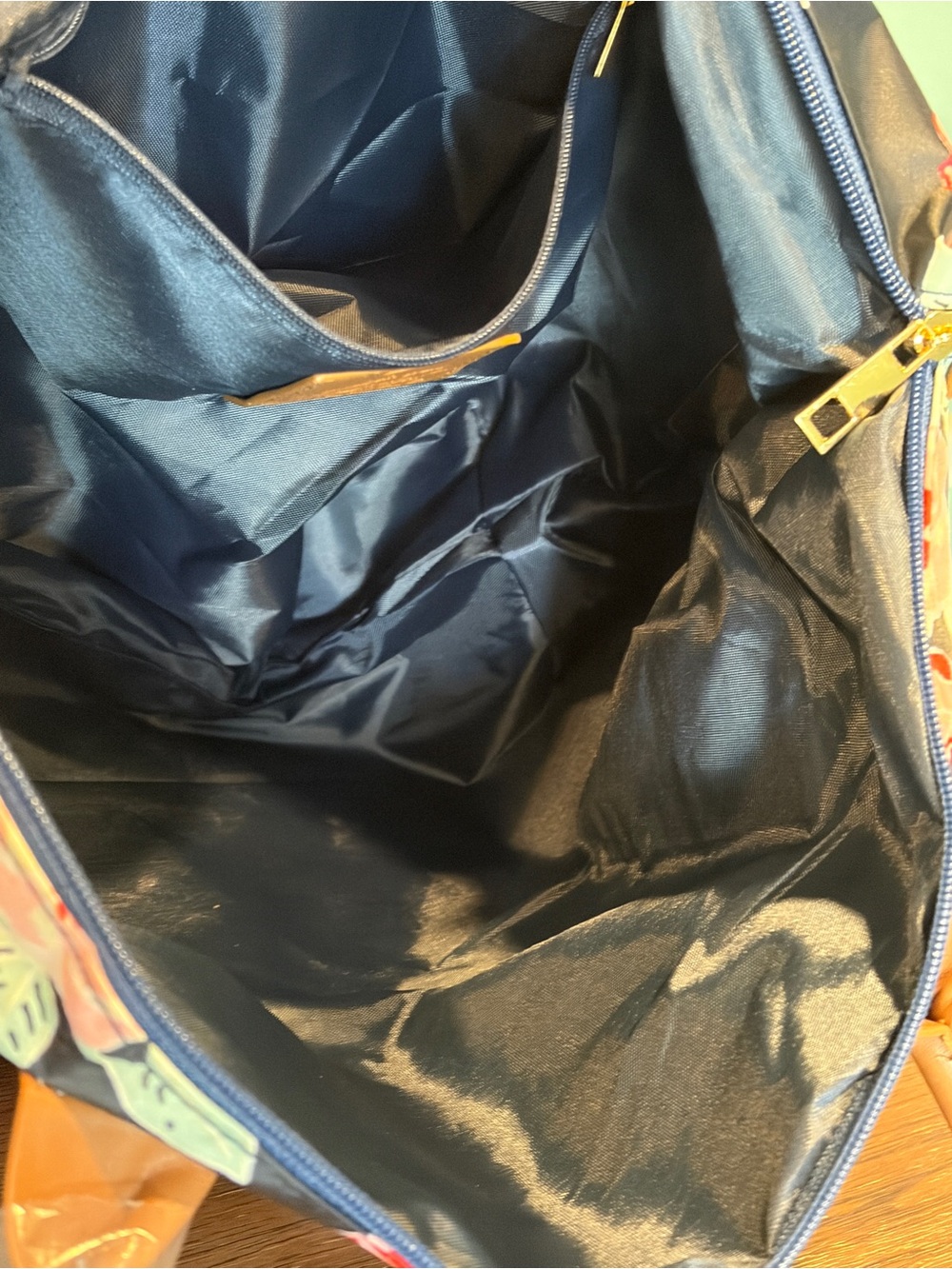 π₯ππ₯ Elizabeth Grant Floral Nylon Travel Tote Bag - Large Weekender - Picture 4 of 5